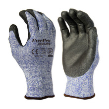 Cut Level 3 PU Coated UHMWPE HPPE Gloves For Glass Industry